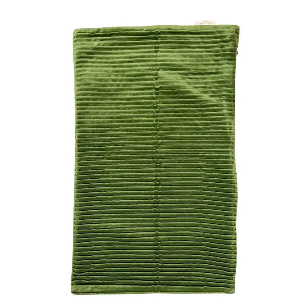 Lillian August Home Ribbed Velvet 15x22 Two Pillow Covers Set| Olive Green